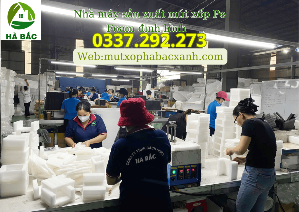 Mút xốp Pe Foam định hình