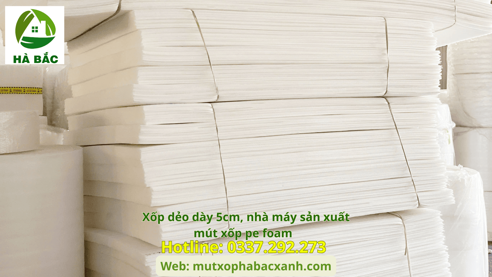 Xốp dẻo dày 5cm, nhà máy sản xuất mút xốp pe foam tại Hưng Yên Xốp dẻo dày 5cm, nhà máy sản xuất mút xốp pe foam tại Hưng Yên
