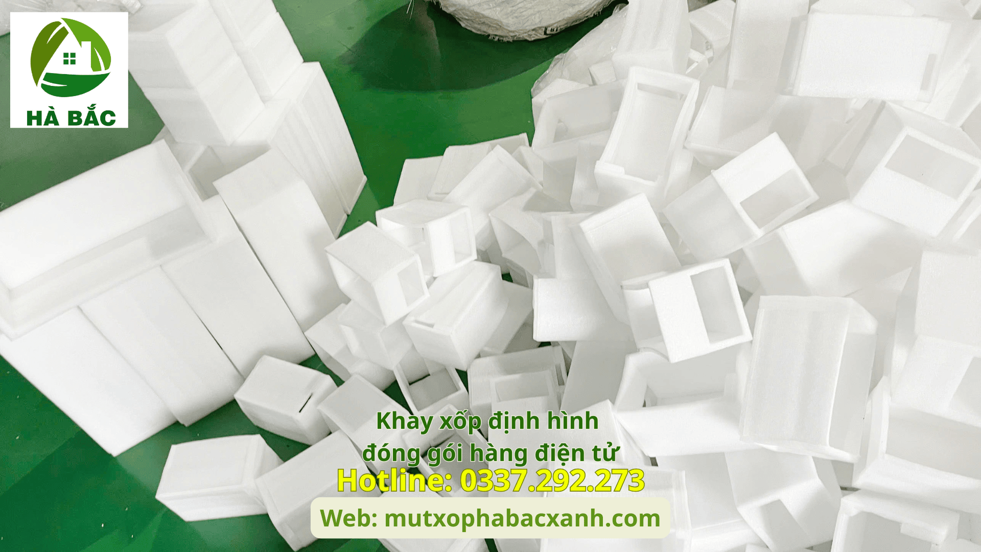Khay xốp định hình đóng gói hàng điện tử tại KCN VSIP - Bắc Ninh Khay xốp định hình đóng gói hàng điện tử tại KCN VSIP - Bắc Ninh