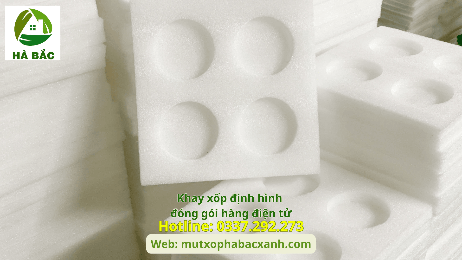 Khay xốp định hình đóng gói hàng điện tử tại KCN VSIP - Bắc Ninh Khay xốp định hình đóng gói hàng điện tử tại KCN VSIP - Bắc Ninh