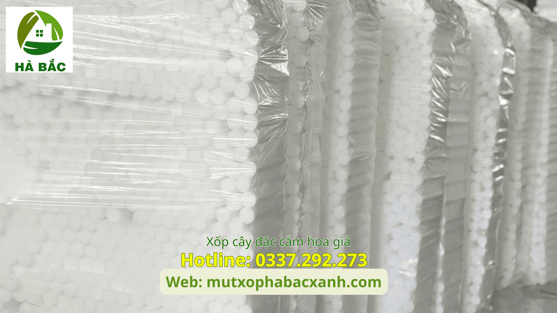 Xốp cây đặc cắm hoa giả, nhà máy sản xuất xốp cây đặc cắm hoa giả tại Thanh Xuân-Hà Nội
