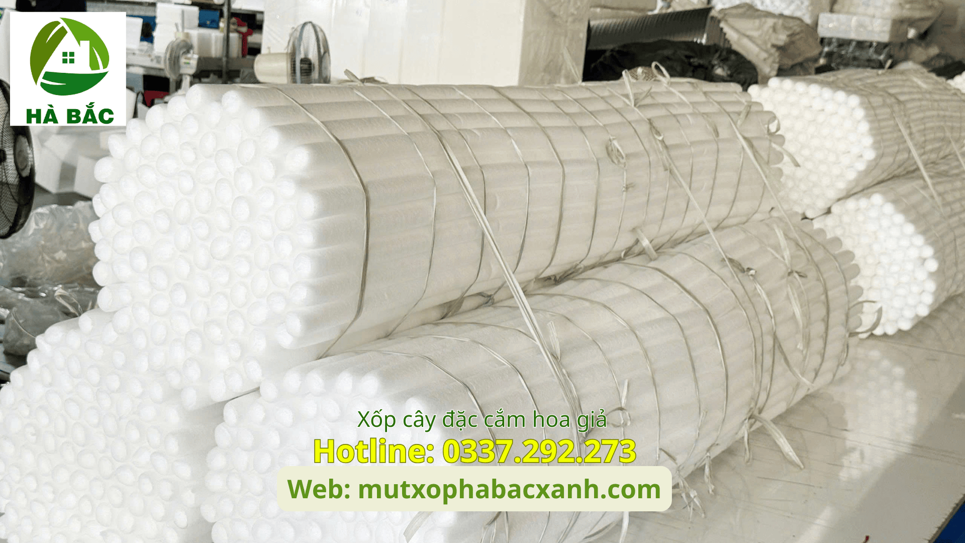 Xốp cây đặc cắm hoa giả, nhà máy sản xuất xốp cây đặc cắm hoa giả tại Thanh Xuân-Hà Nội