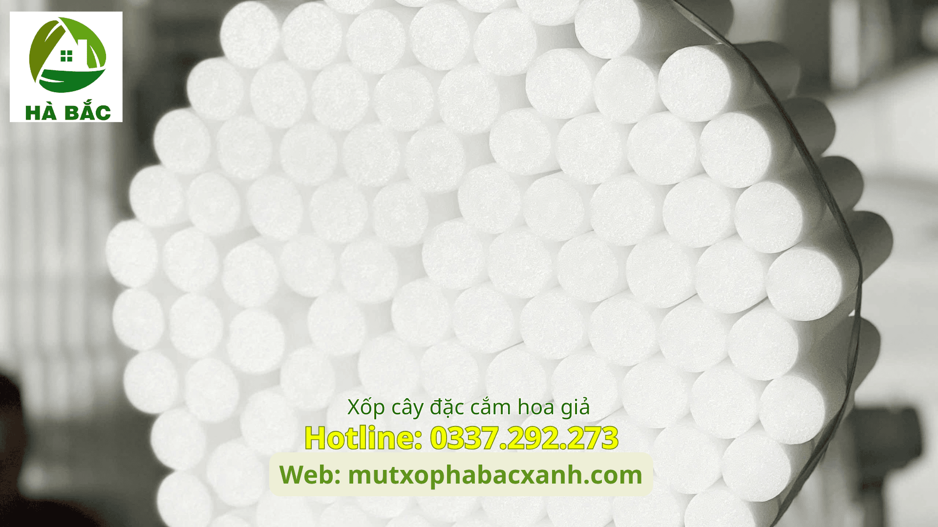Xốp cây đặc cắm hoa giả, nhà máy sản xuất xốp cây đặc cắm hoa giả tại Thanh Xuân-Hà Nội