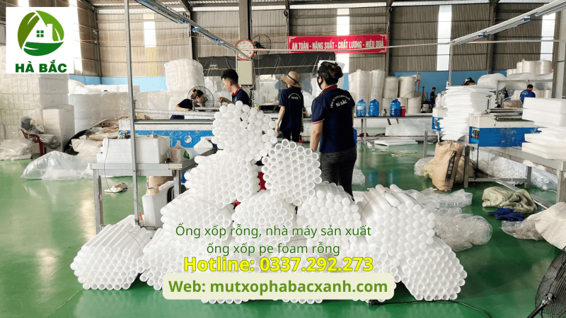 Ống xốp rỗng, nhà máy sản xuất ống xốp pe foam rỗng