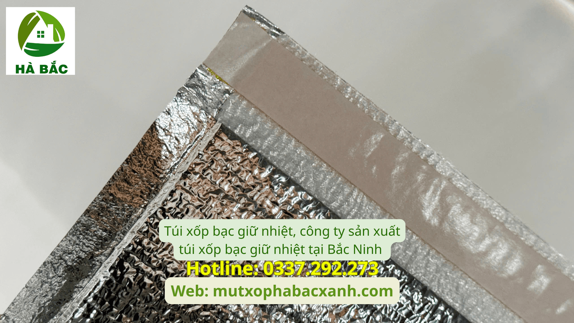 Túi xốp bạc giữ nhiệt, công ty sản xuất túi xốp bạc giữ nhiệt tại Bắc Ninh