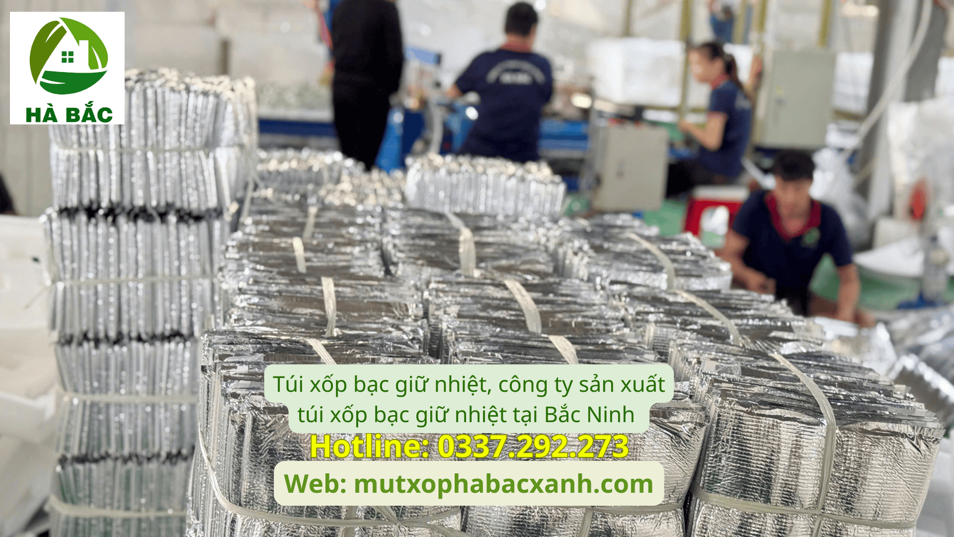 Túi xốp bạc giữ nhiệt, công ty sản xuất túi xốp bạc giữ nhiệt tại Bắc Ninh