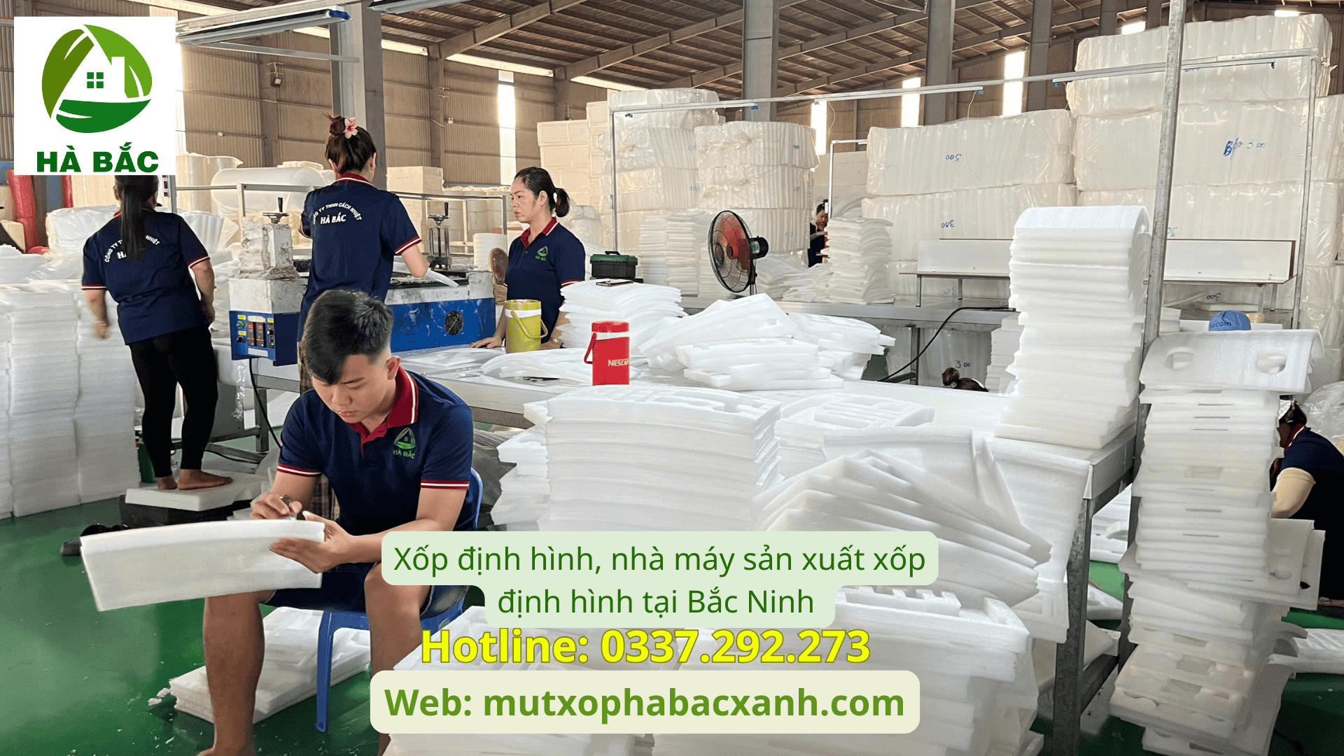 Xốp định hình, nhà máy sản xuất xốp định hình tại Bắc Ninh 