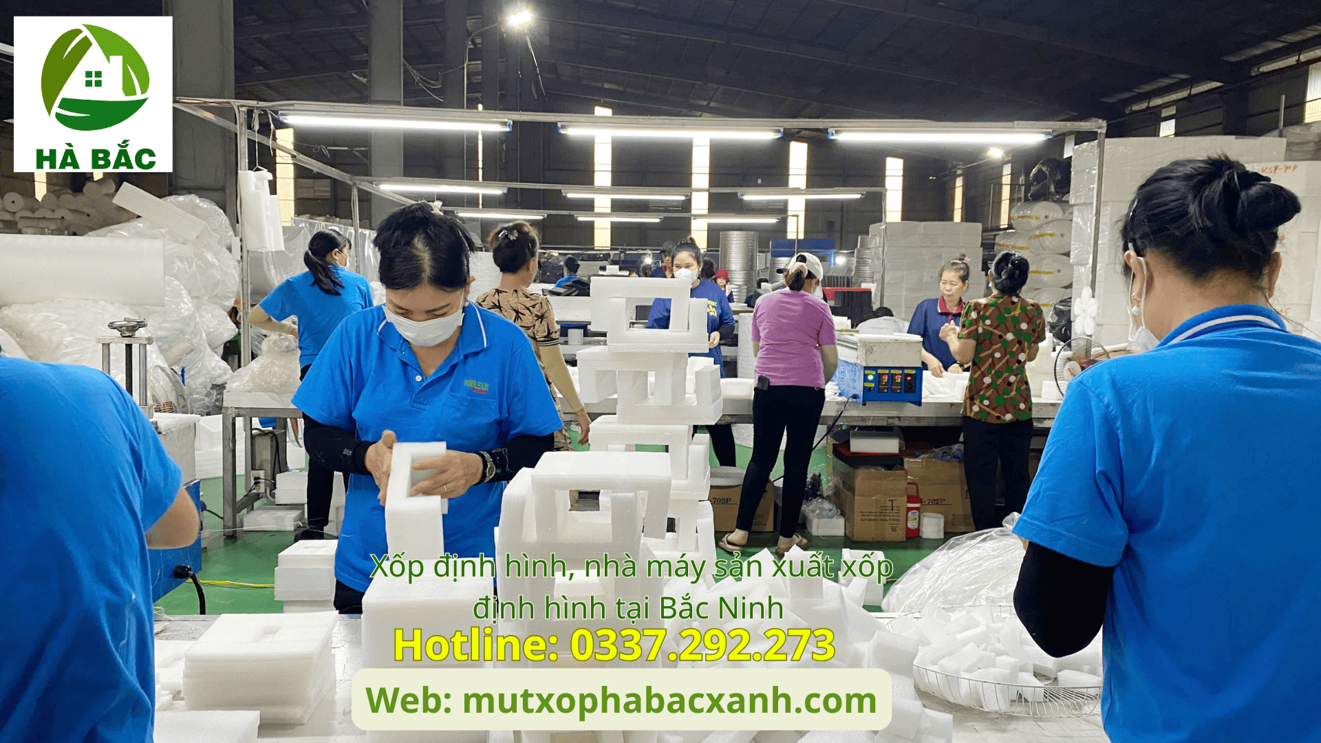 Xốp định hình, nhà máy sản xuất xốp định hình tại Bắc Ninh 