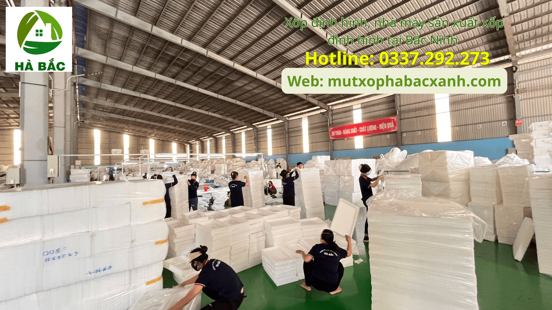 Xốp định hình, nhà máy sản xuất xốp định hình tại Bắc Ninh 