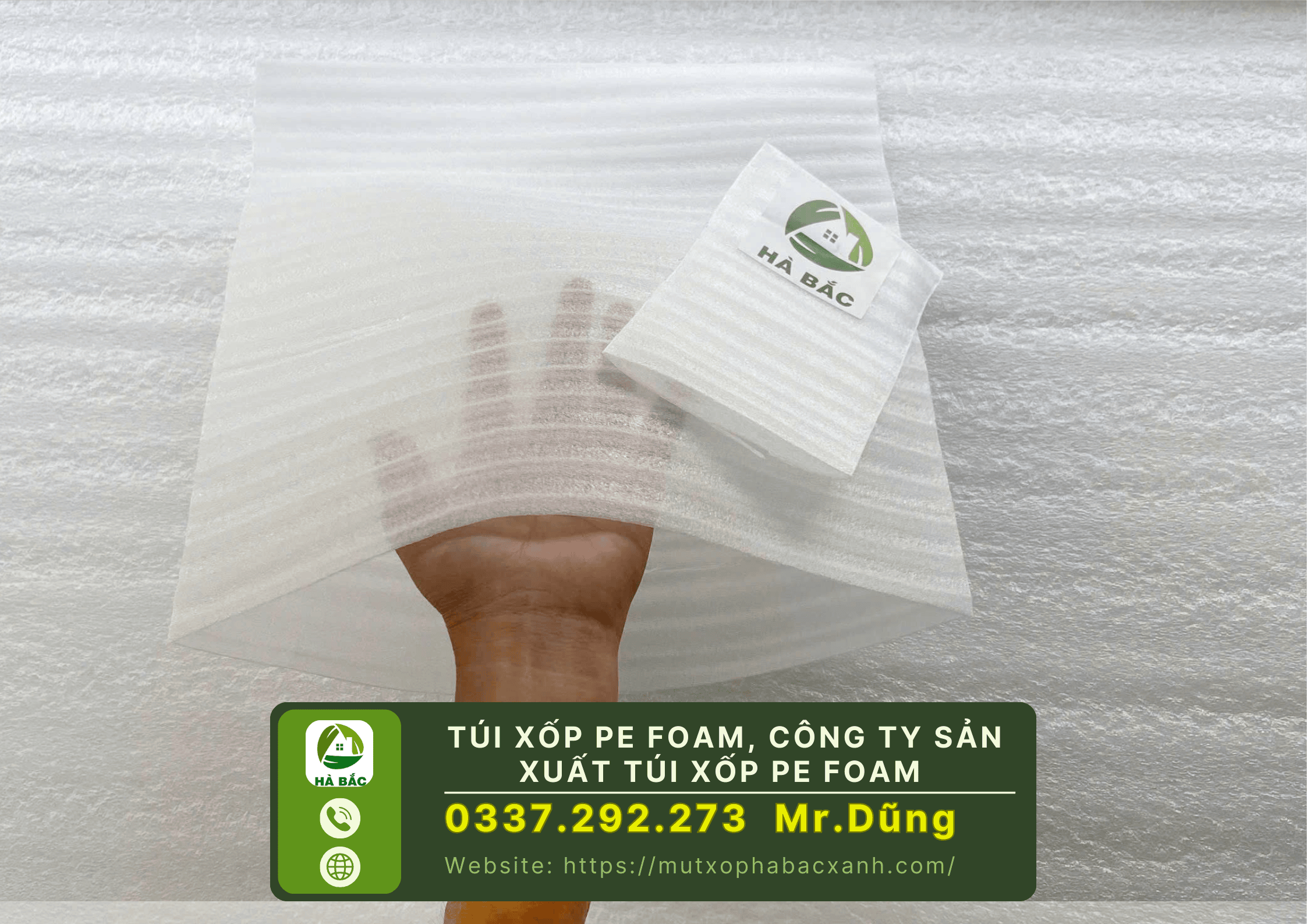 Túi xốp pe foam, công ty sản xuất túi xốp pe foam tại Bắc Ninh