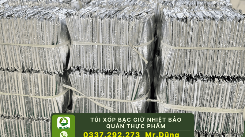 Nhà máy sản xuất túi xốp bạc giữ nhiệt bảo quản thực phẩm tại Hà Nội