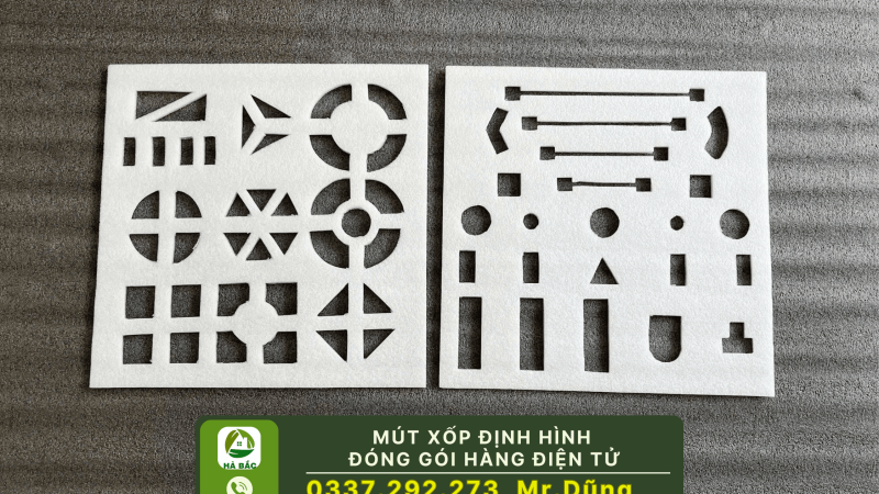 Mút xốp định hình đóng gói hàng điện tử tại KCN Quế Võ – Bắc Ninh