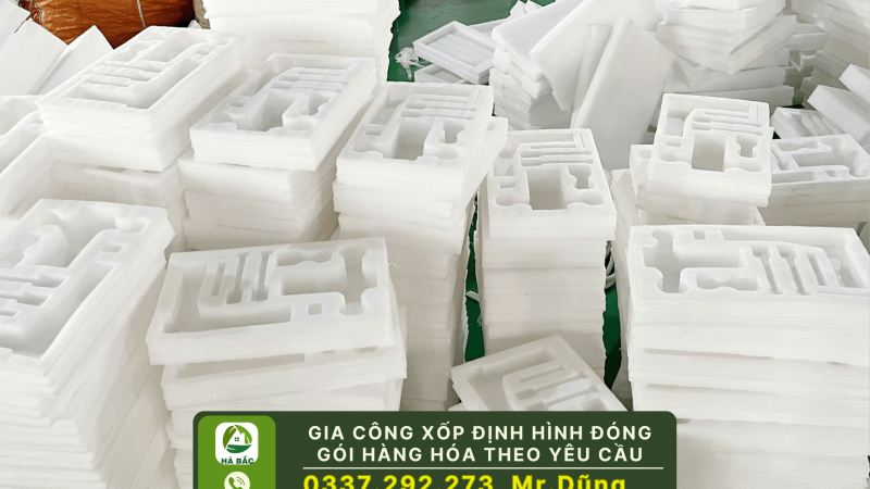 Gia công xốp định hình đóng gói hàng hóa theo yêu cầu tại Bình Dương-TP.HCM