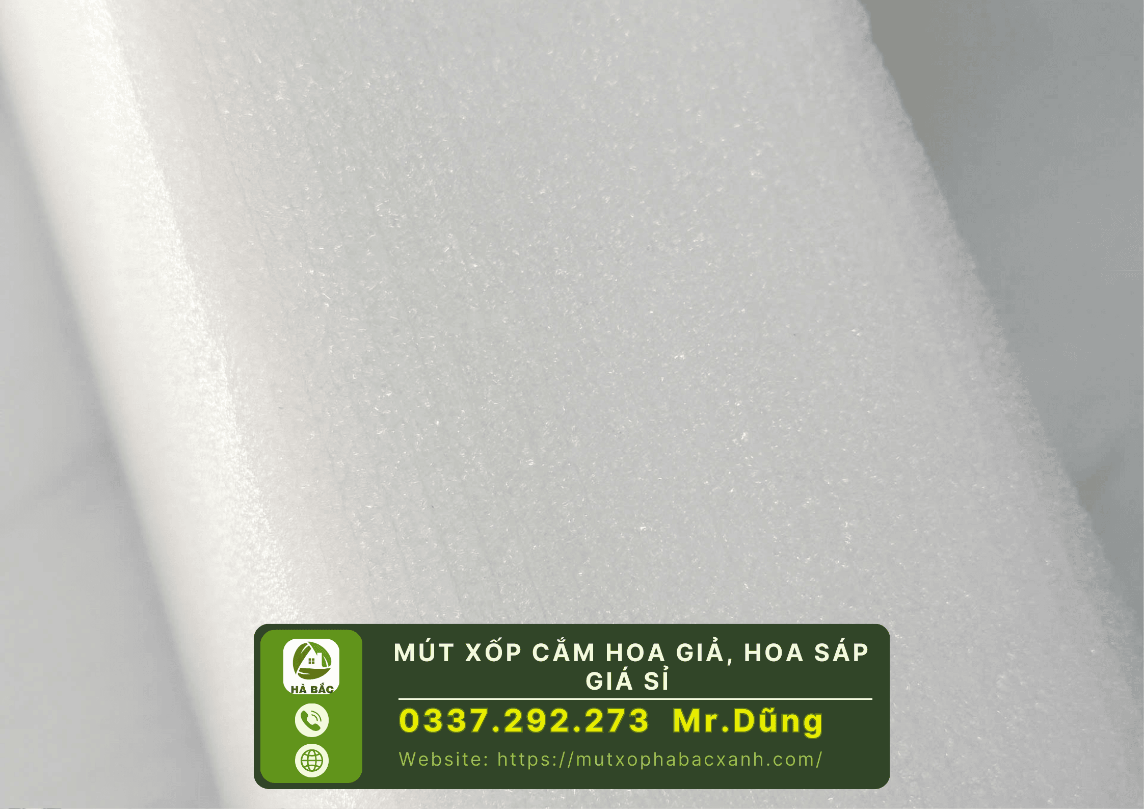 Mút xốp cắm hoa giả, hoa sáp giá sỉ tại TP.HCM