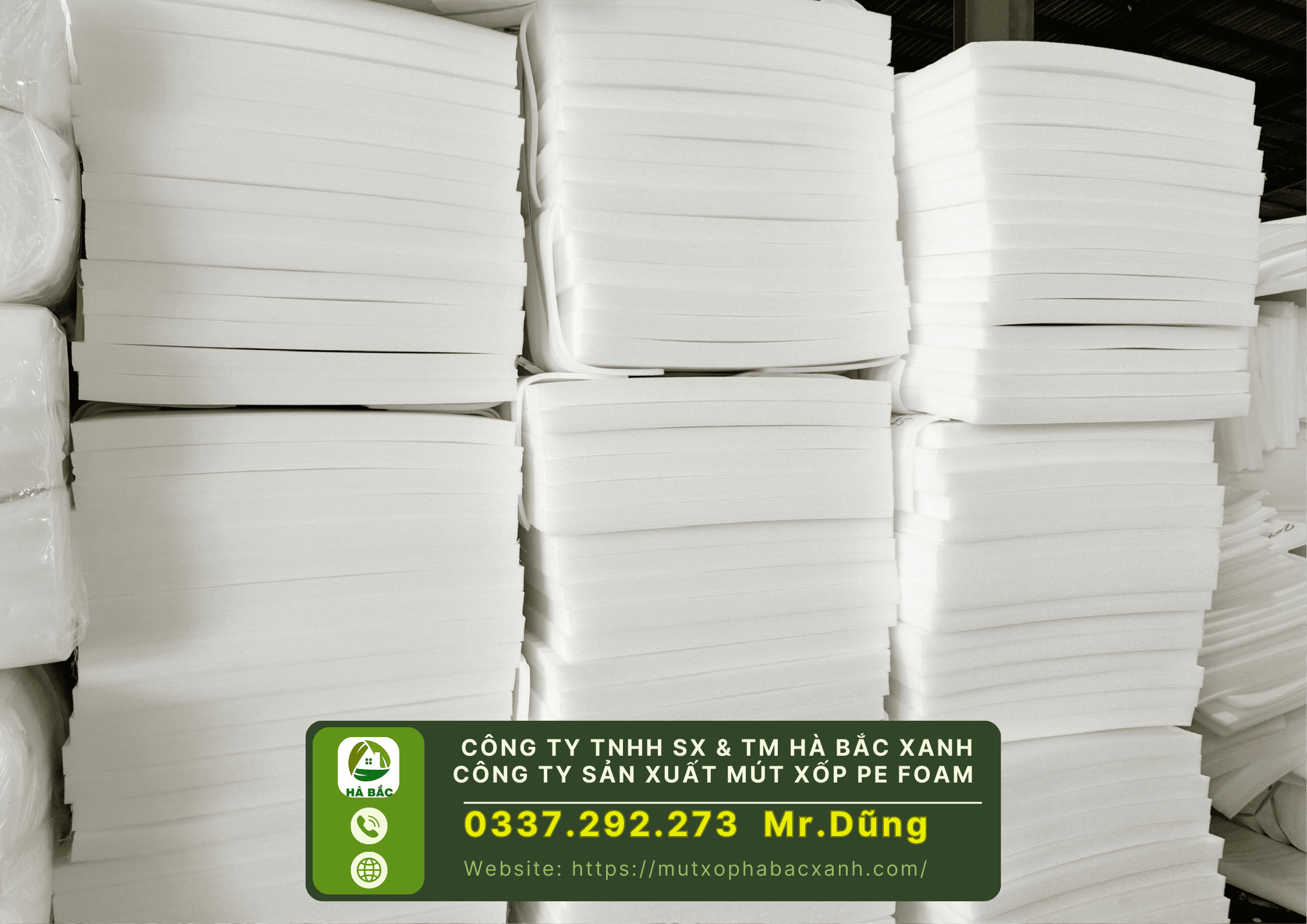 Mút xốp pe foam, Công ty sản xuất mút xốp pe foam