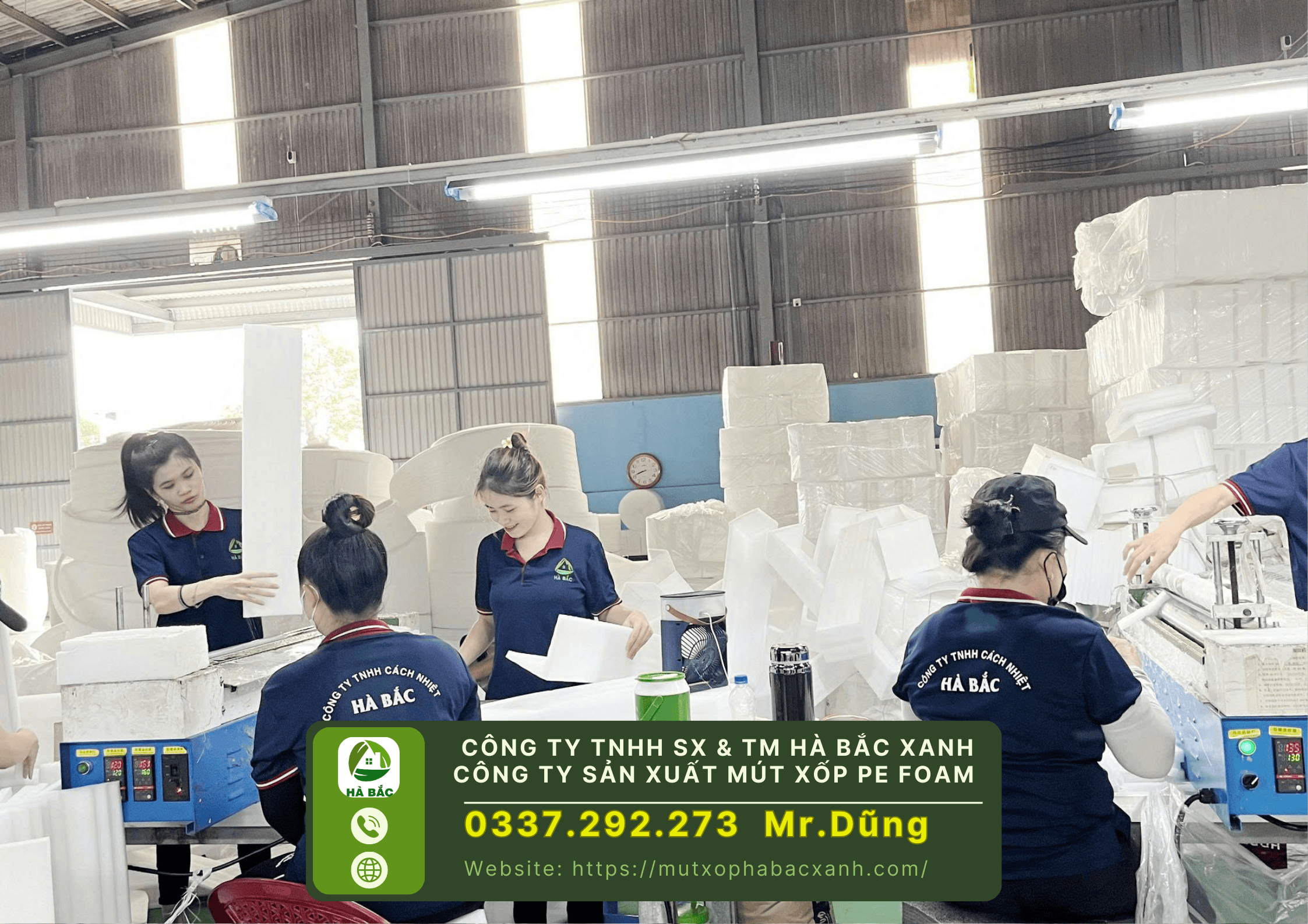 Mút xốp pe foam, Công ty sản xuất mút xốp pe foam