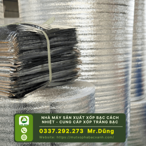 Nhà máy sản xuất xốp bạc cách nhiệt - cung cấp xốp tráng bạc đa dạng kích thước