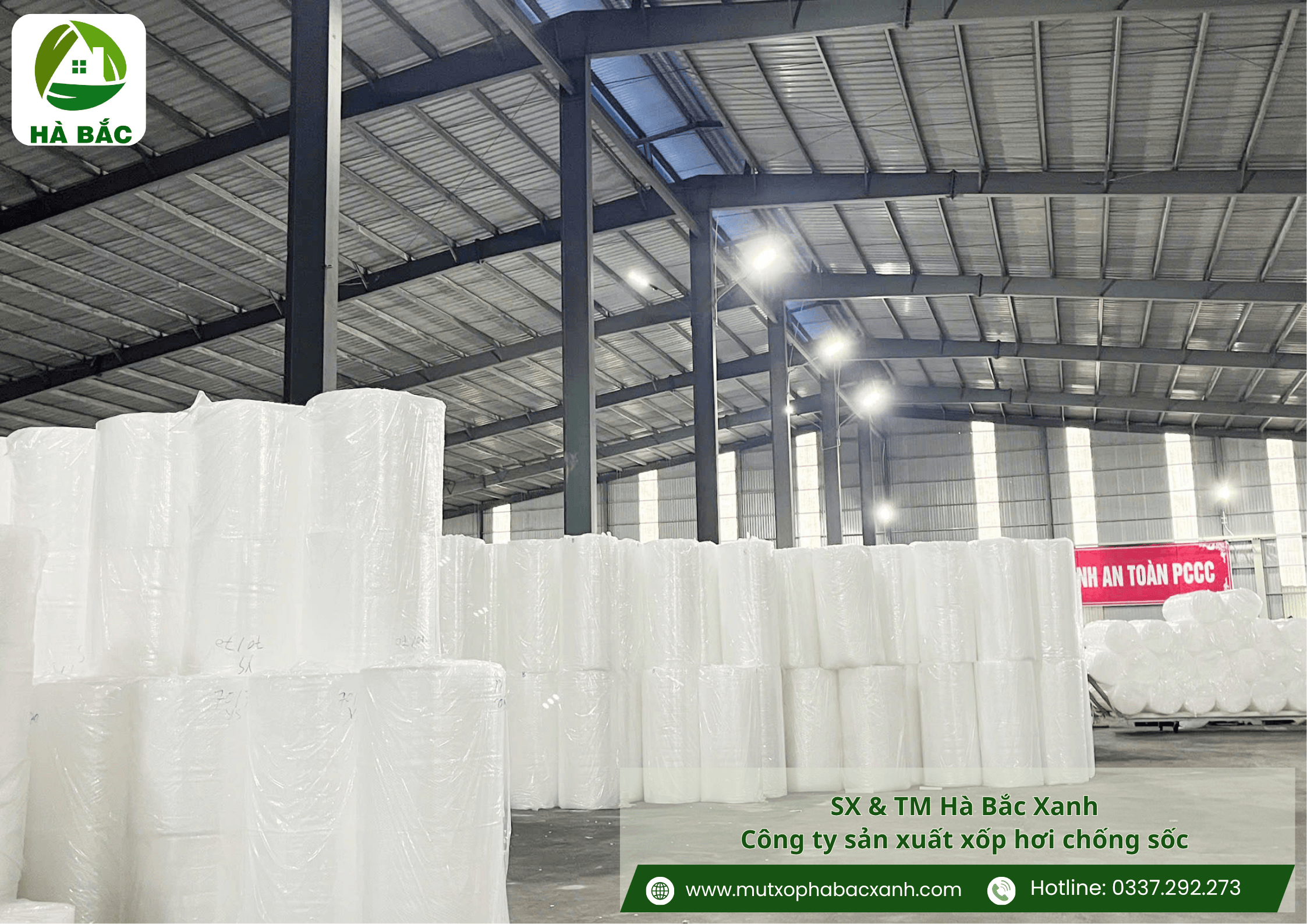 XỐP HƠI GIÁ RẺ BẮC NINH, CÔNG TY SX & TM HÀ BẮC XANH