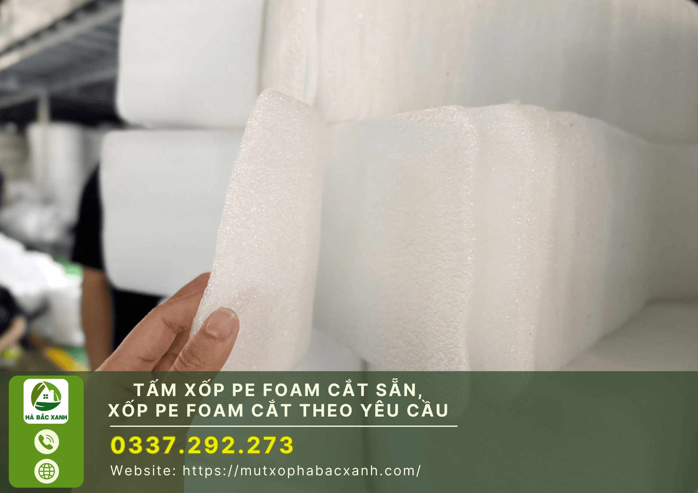 Tấm Xốp Pe Foam Cắt Sẵn, Xốp Pe Foam cắt theo yêu cầu tại Bắc Ninh