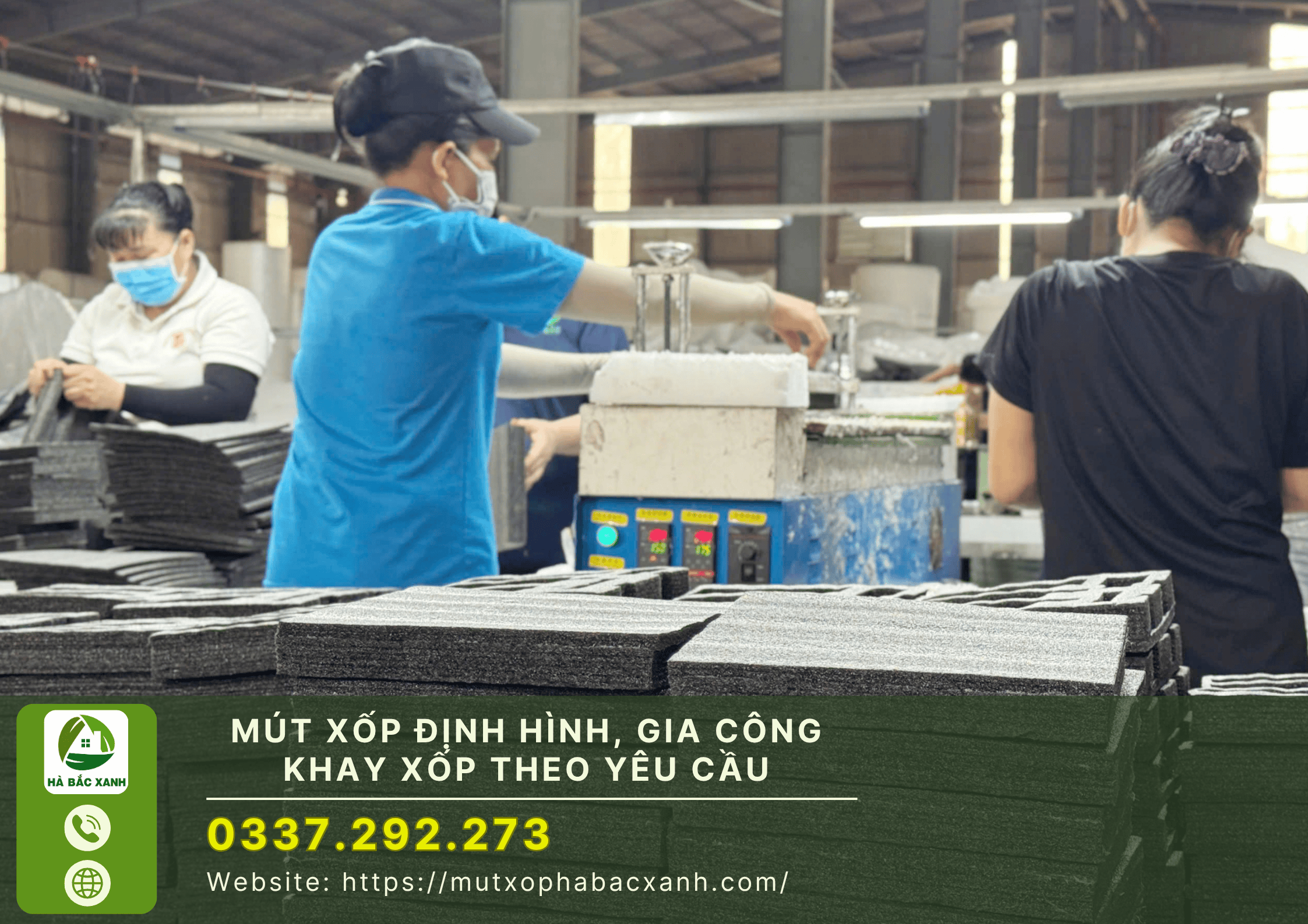 Nhận làm mút xốp định hình, gia công khay xốp theo yêu cầu tại Bắc Ninh